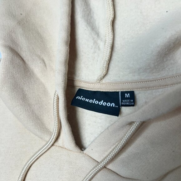 SpongeBob SquarePants Beige Hoodie | Men’s M | Nickelodeon Graphic Hoodie 🧽 - Picture 3 of 4